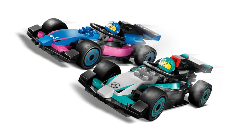LEGO City 60444 F1 Garage & Mercedes-AMG & Alpine Cars