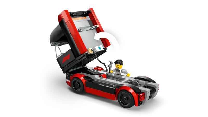 LEGO City 60445 F1 Truck with RB20 & AMR24 F1 Cars