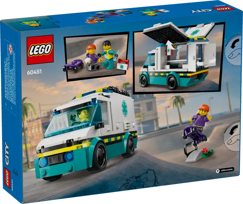 LEGO City 60451 Emergency Ambulance