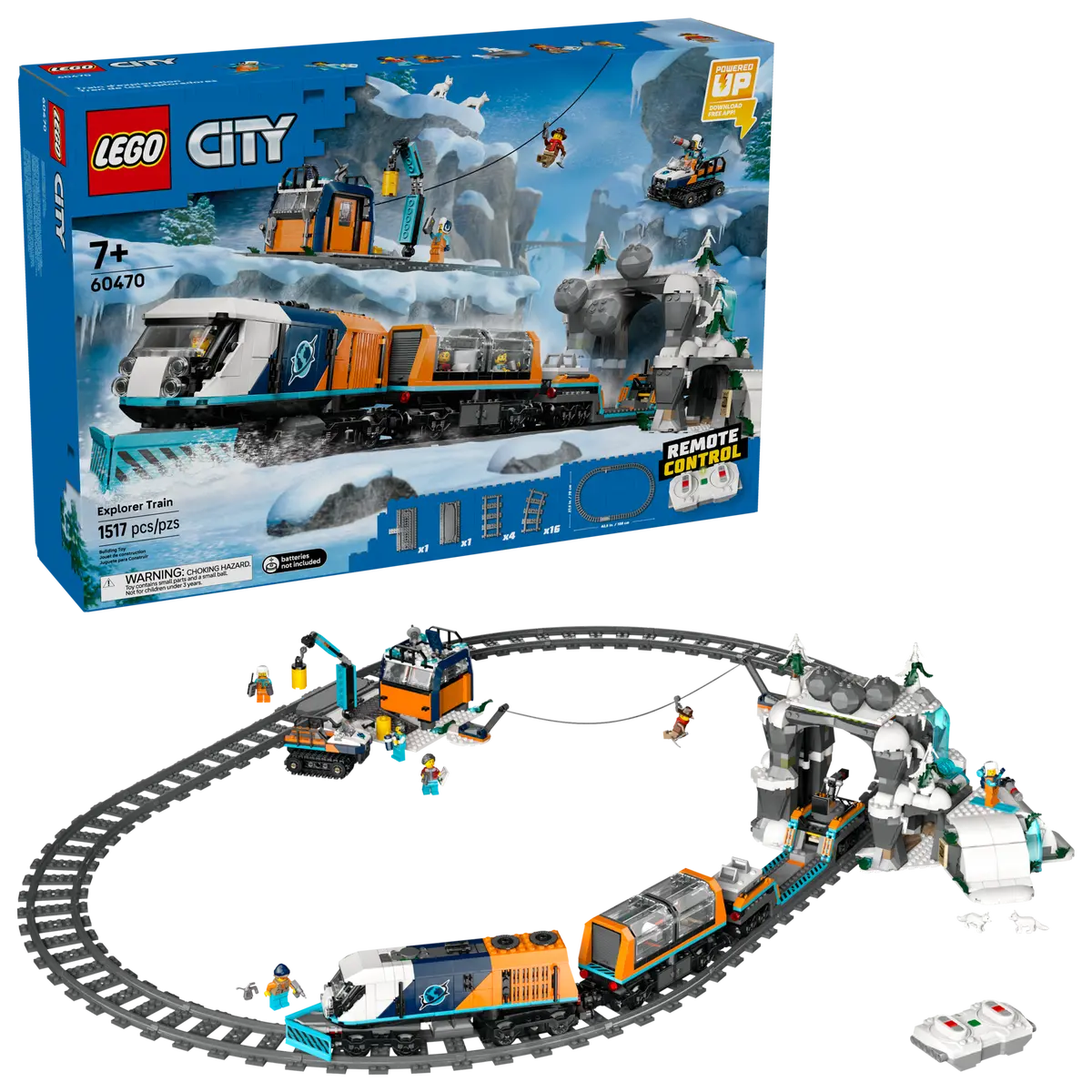 LEGO City 60470 Explorers Arctic Polar Express Train