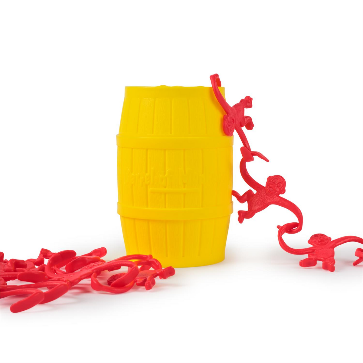 Barrel of Monkeys Retro Yellow Container