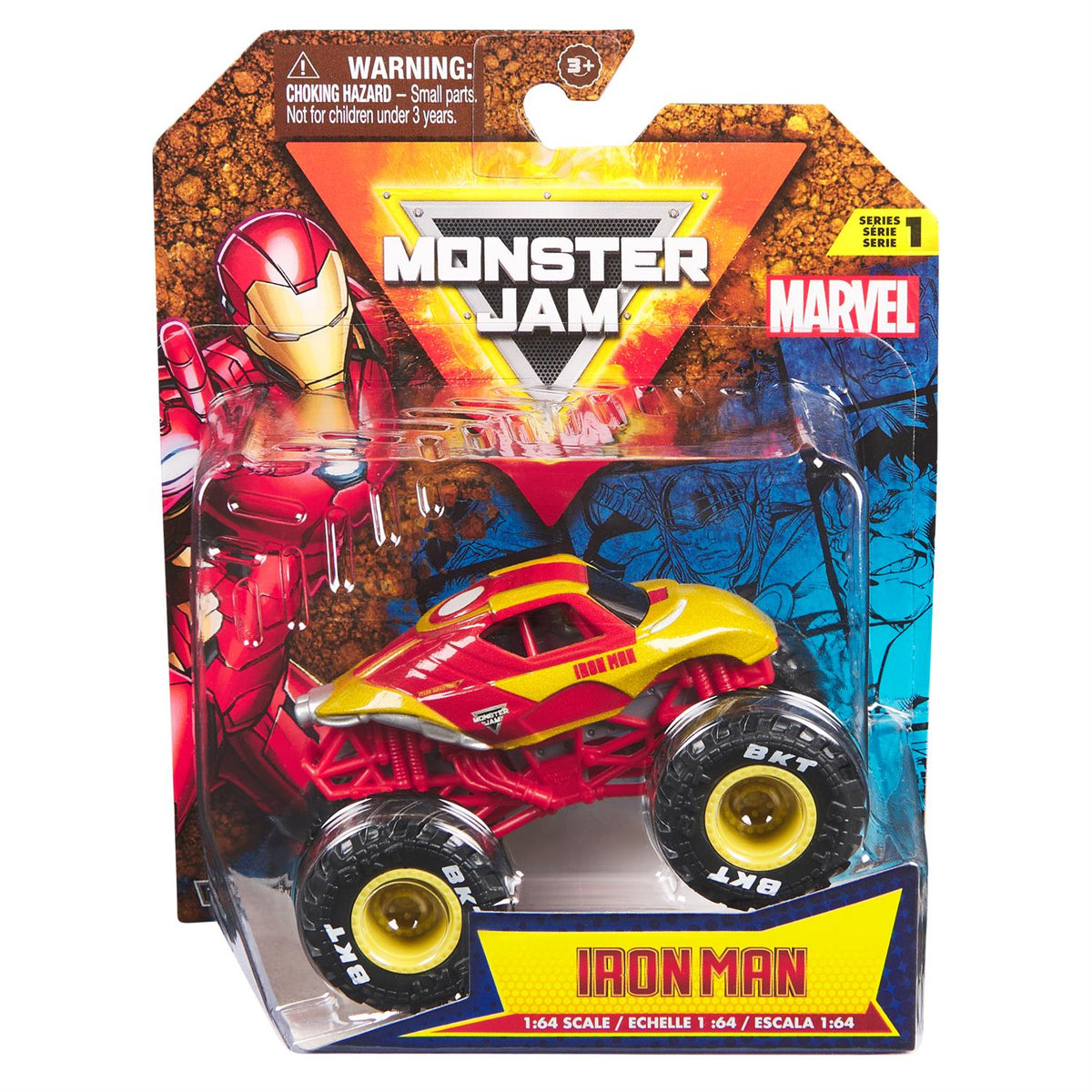 Monster Jam Toy Vehicle Truck 1:64 Marvel
