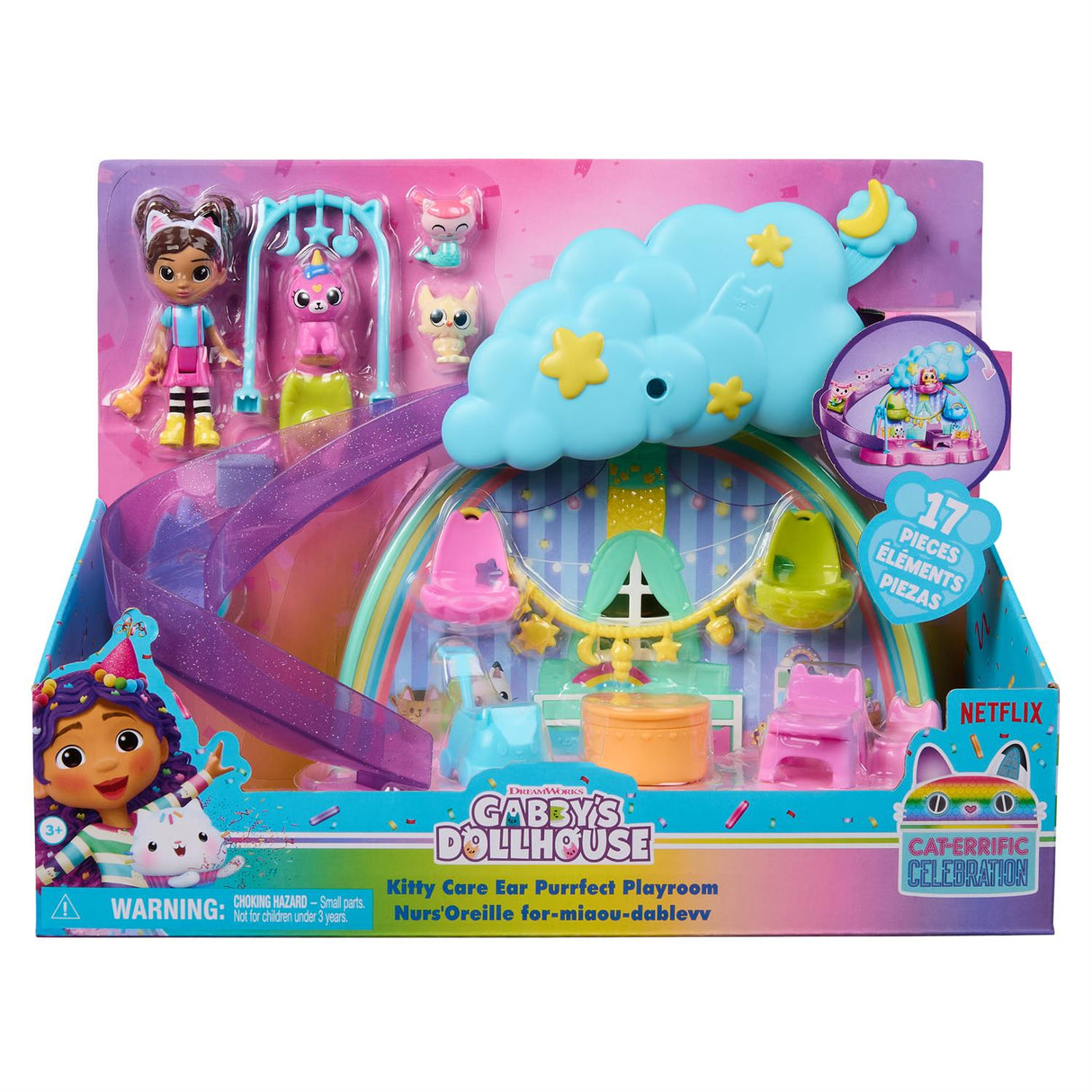 Gabby`s Dollhouse Kitty Care Ear Purrfect Playroom