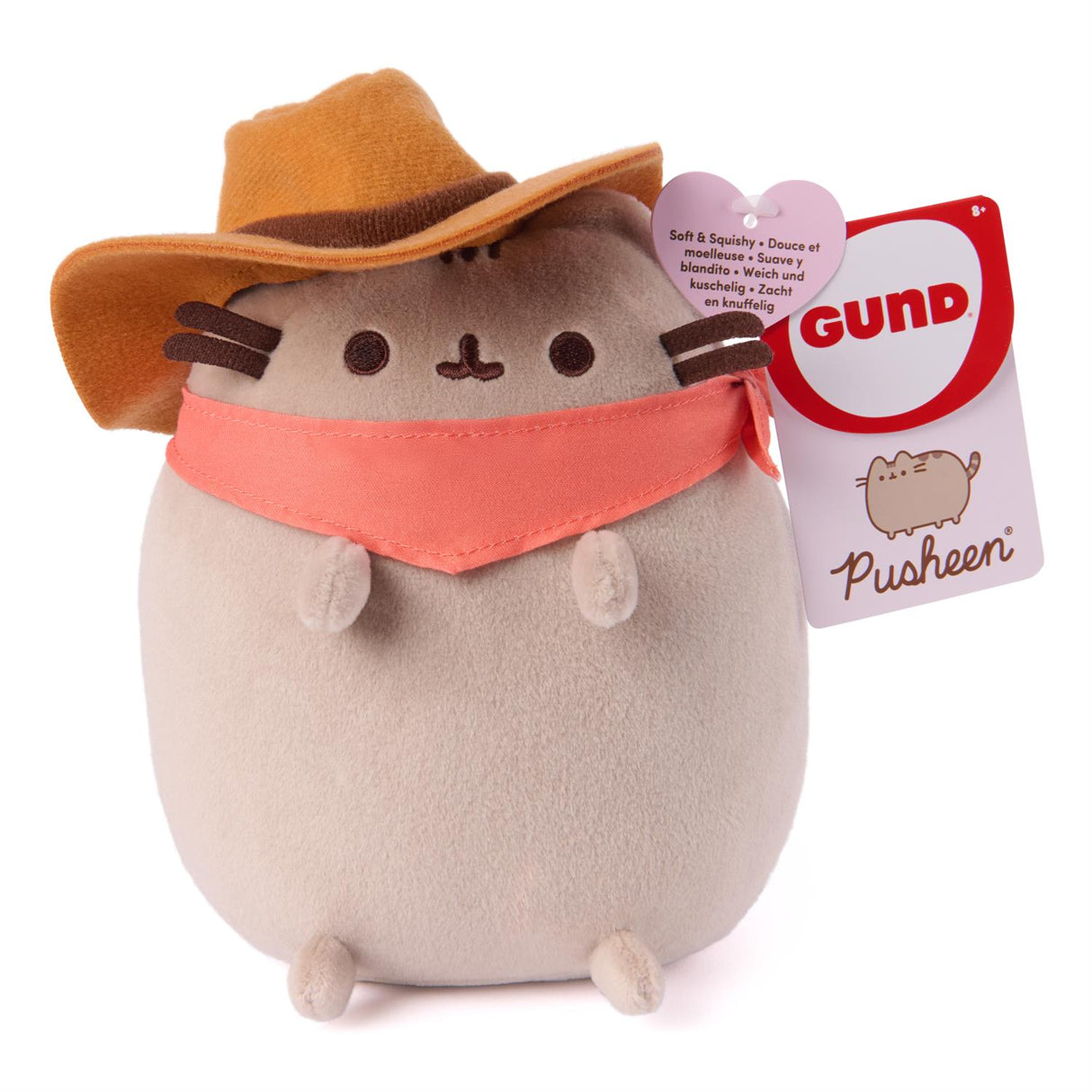 Gund Pusheen Cowboy Squisheen