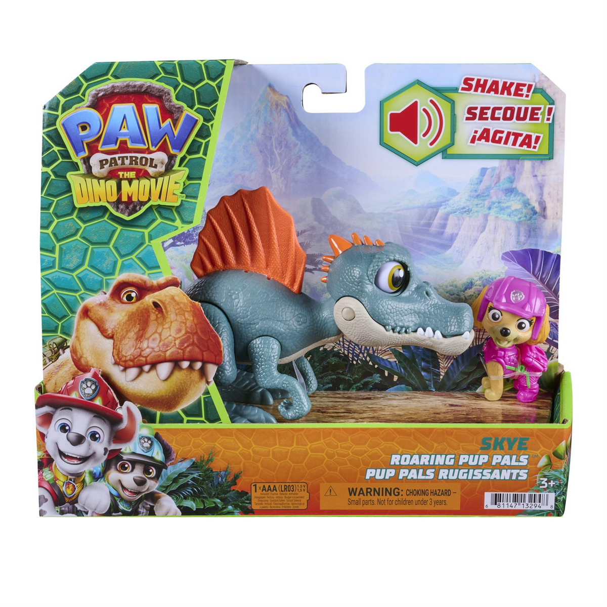 Paw Patrol Dino Movie Roaring Pup Pals - 1 Piece