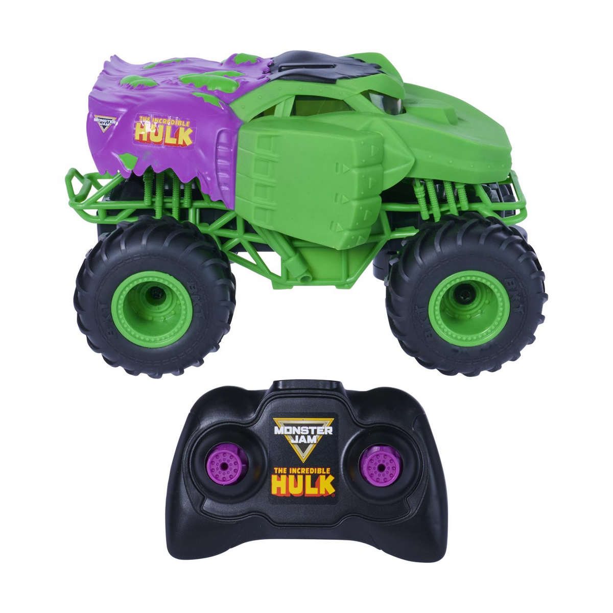 Monster Jam, Marvel the Hulk RC Monster Truck, 1:24 Scale