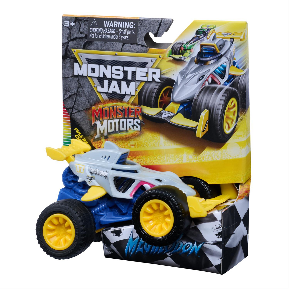 Monster Jam Monster Motors, 1:64 Rev up Monster Truck - 1 Piece