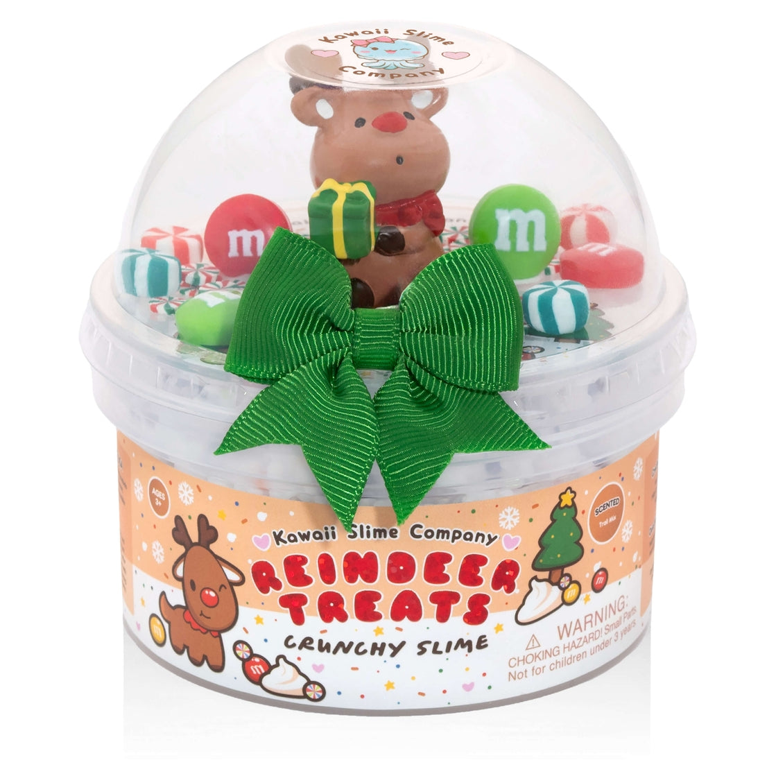 Reindeer Treats Crunchy Kawaii Slime