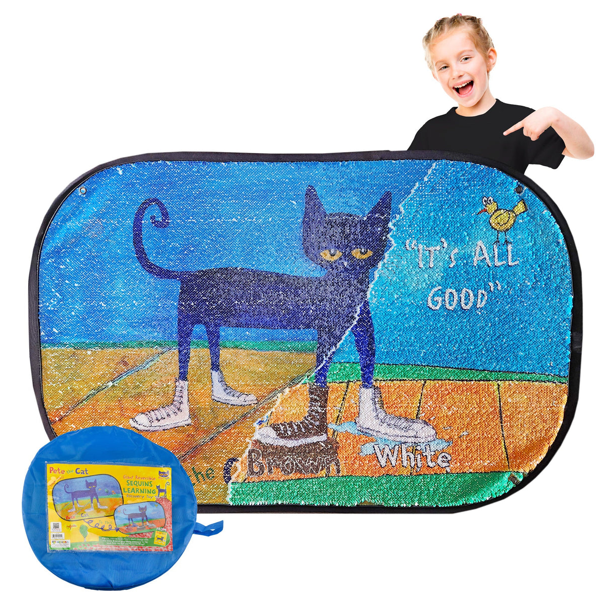 Pete the Cat: I Love My White Shoes Reversible Sequins