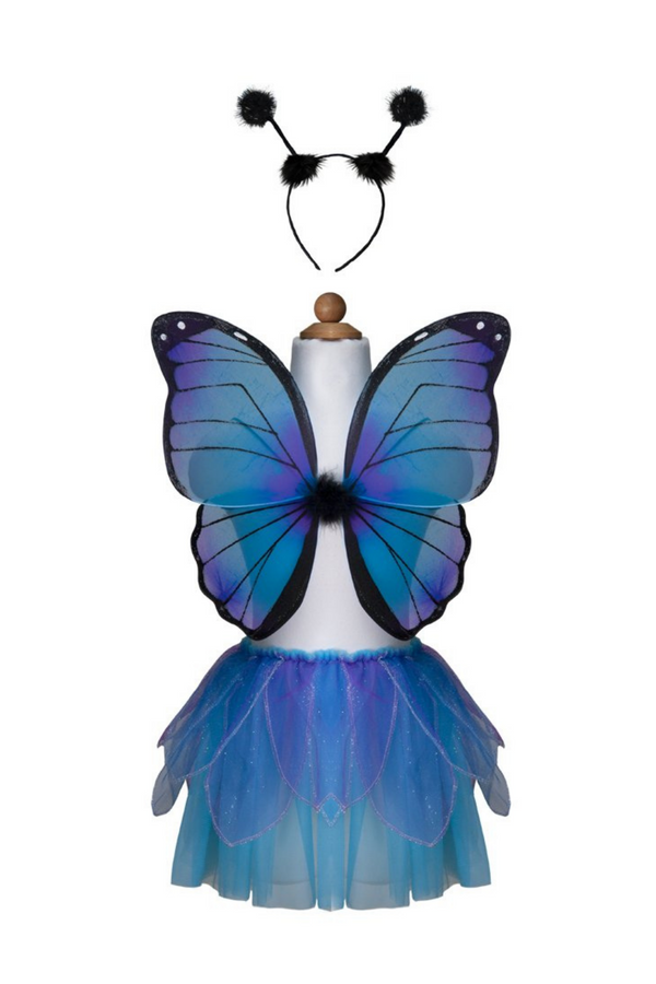 Midnight Butterfly Tutu With Wings & Head Band