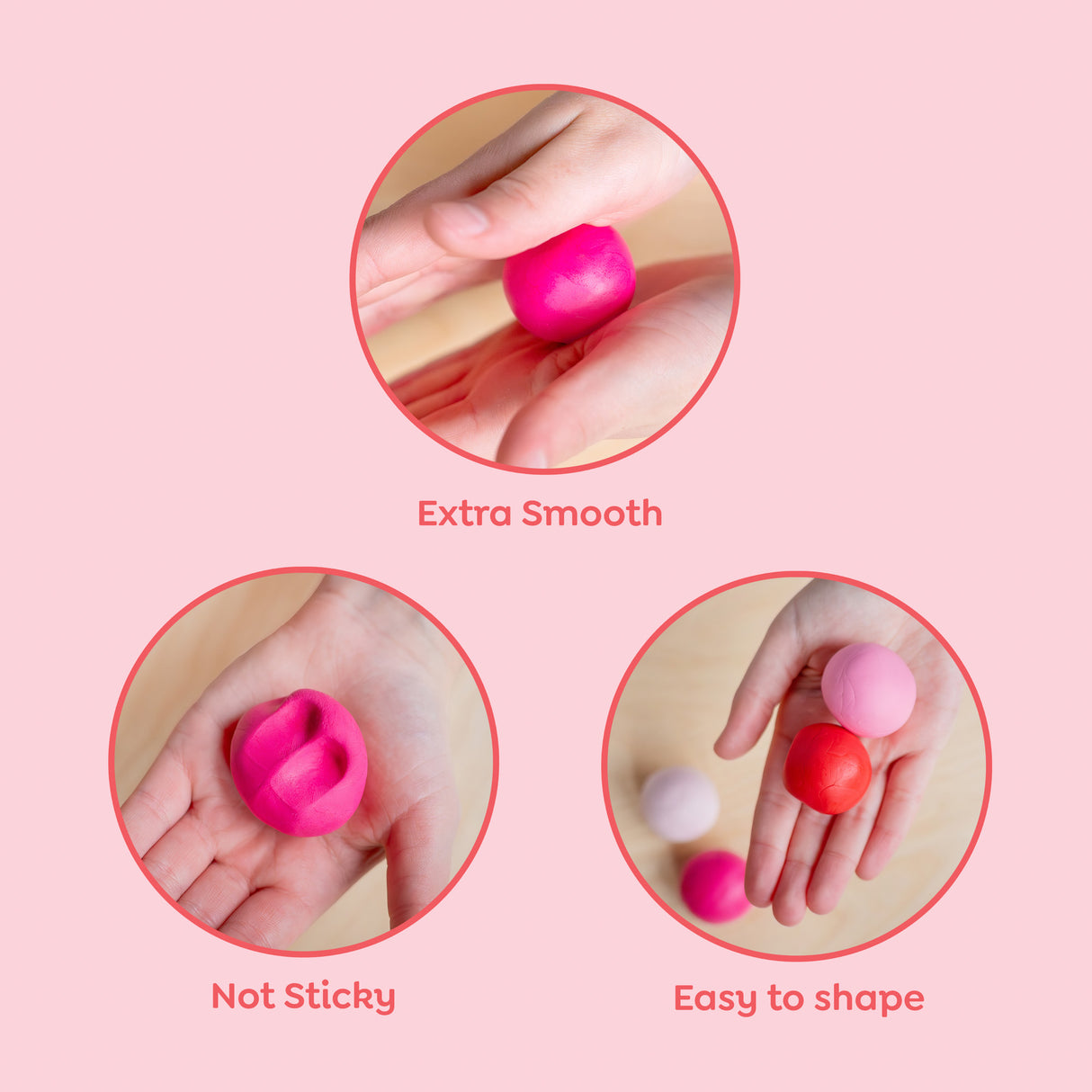 Super Clay Sunset Pink and Red