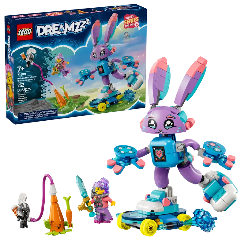 LEGO DREAMZzz 71490 Izzie and Bunchurro the Gaming Bunny
