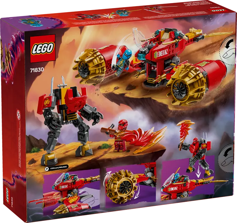 LEGO Ninjago 71830 Kais Mech Storm Rider
