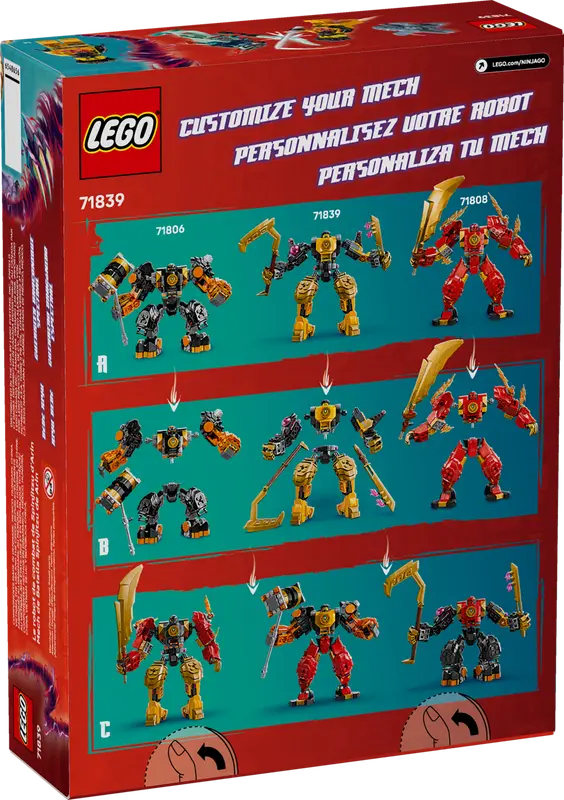 LEGO Ninjago 71839 Arins Spinjitzu Battle Mech