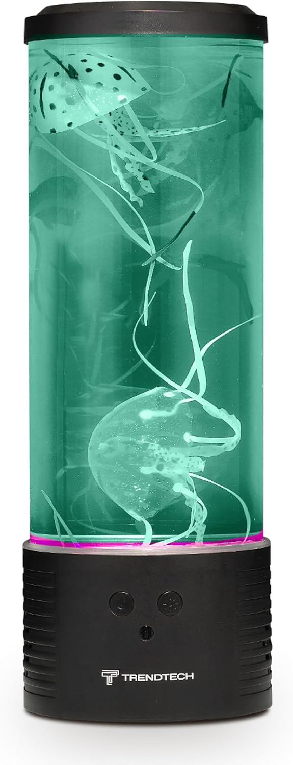 Jellyfish Lamp w/ Bluetooth Speaker Black 14"