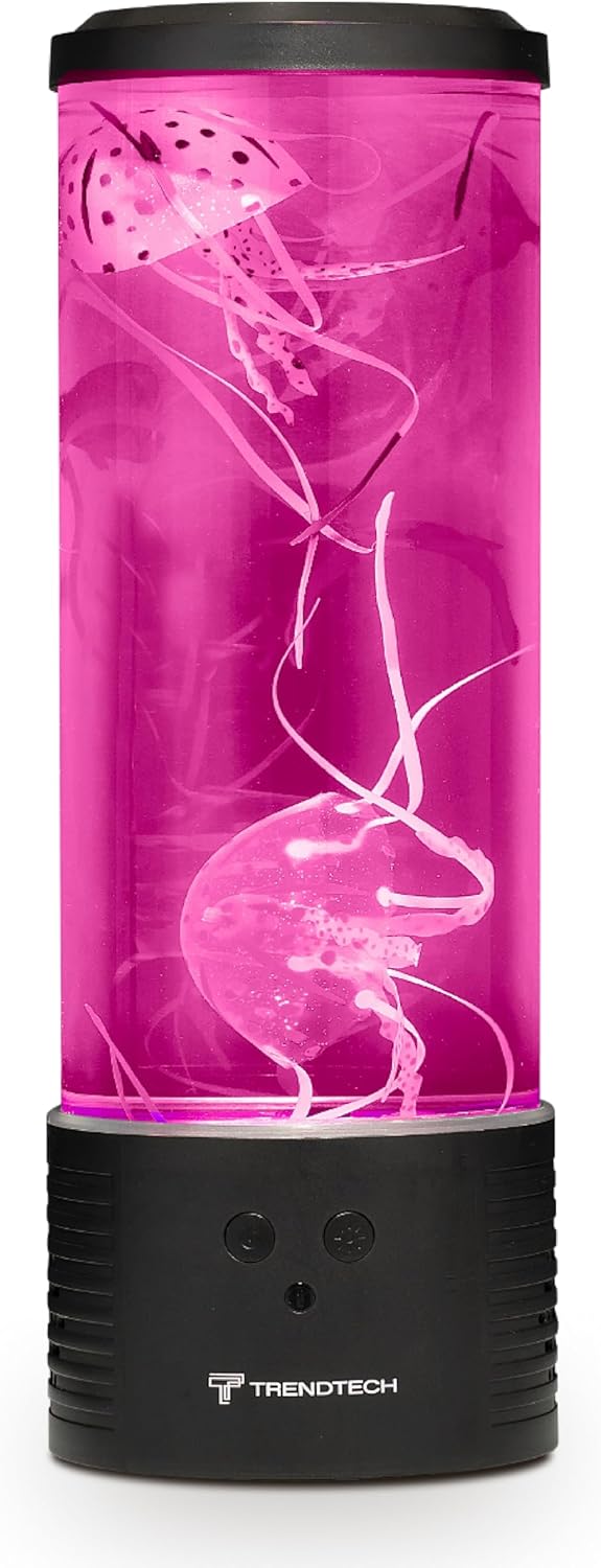 Jellyfish Lamp w/ Bluetooth Speaker Black 14"