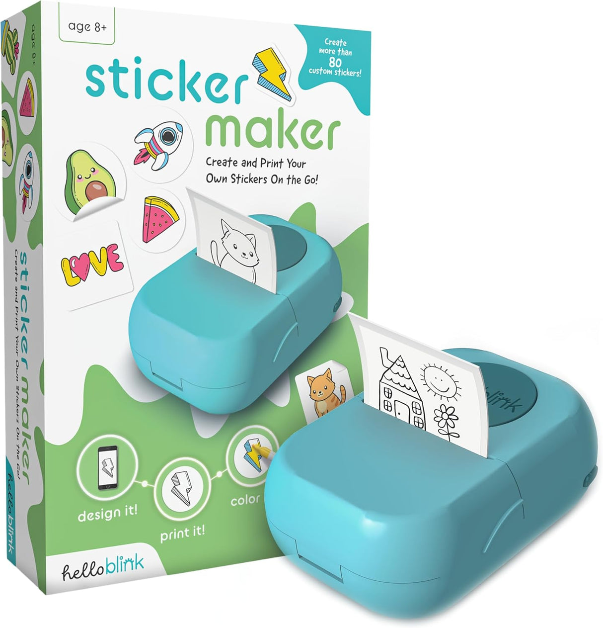 Hello Blink Sticker Maker
