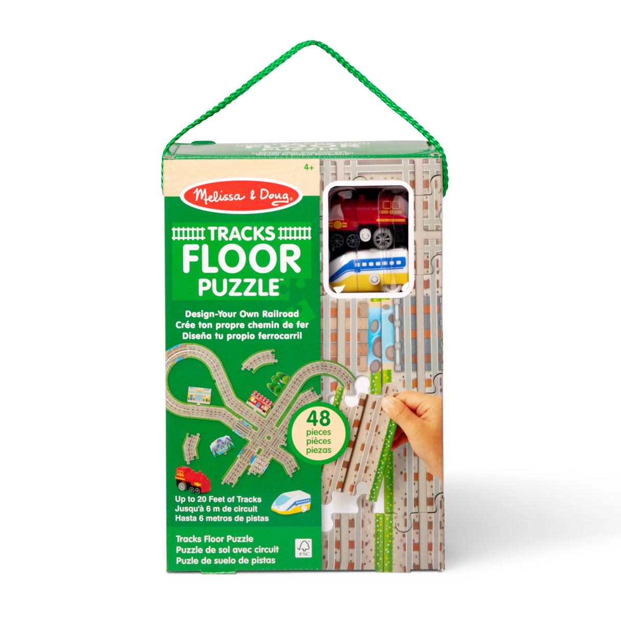 Build Your Own Tracks Floor Puzzle