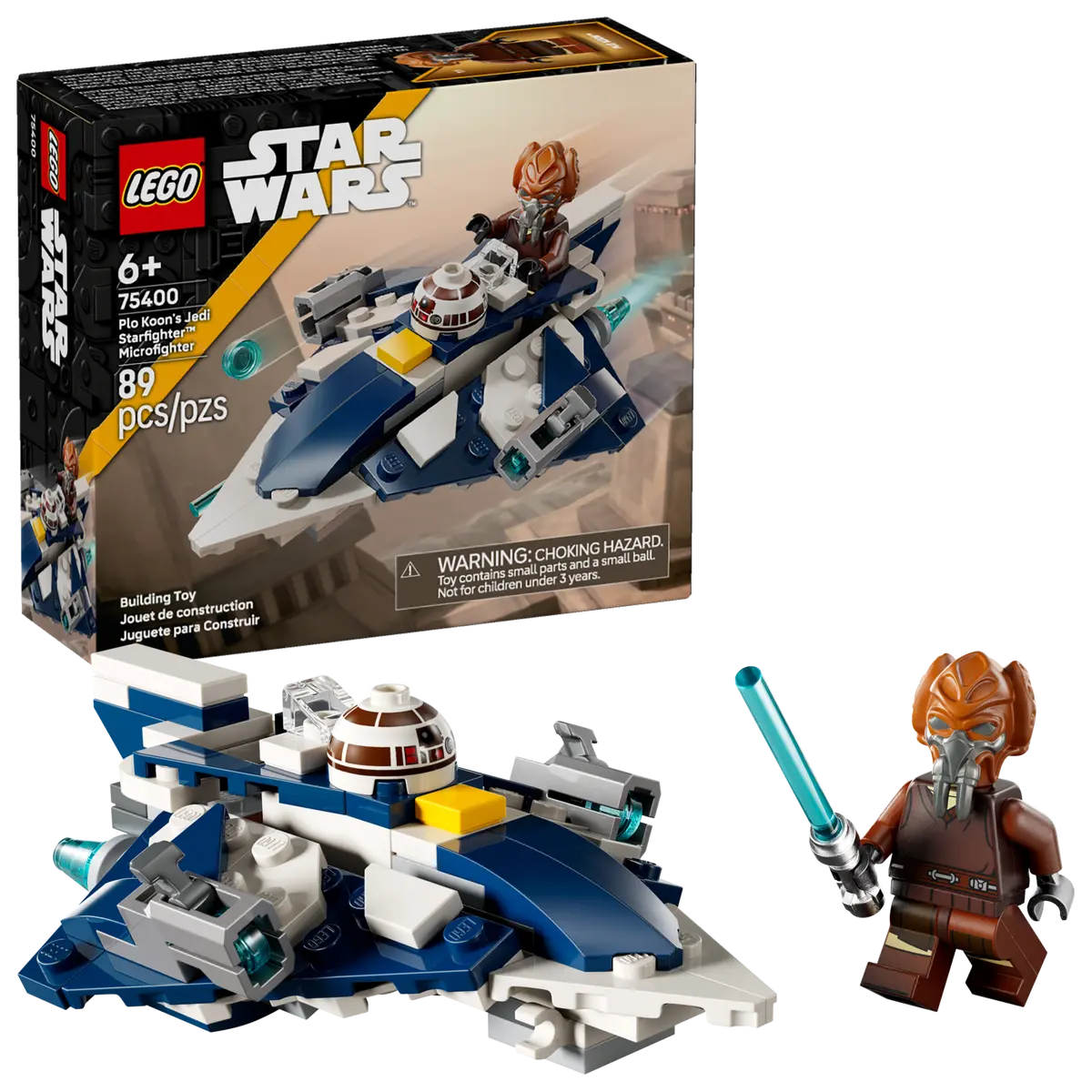 LEGO Star Wars 75400 Plo Koons Jedi Starfighter Microfighter