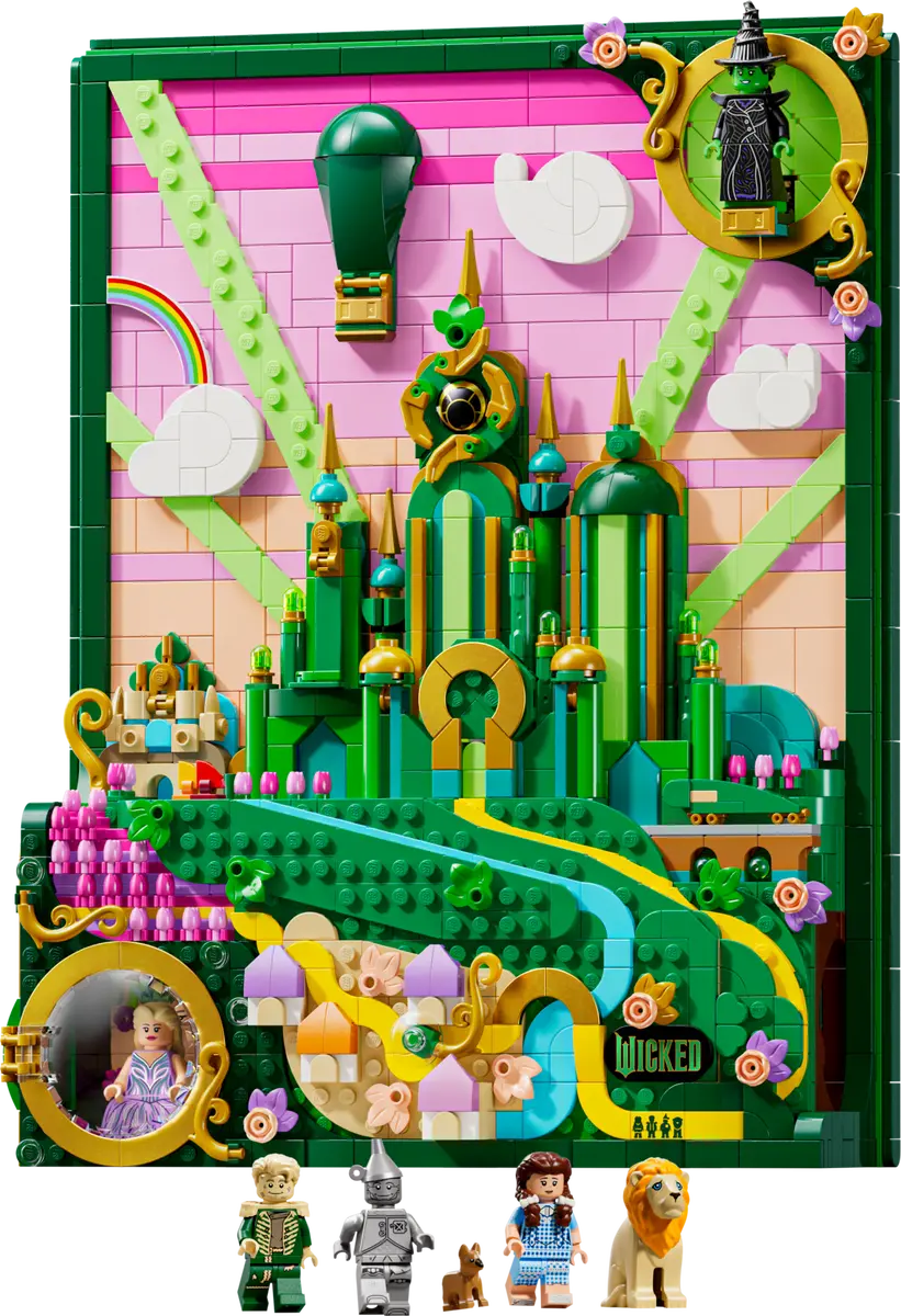 LEGO Wicked 75685 Emerald City Wall Art