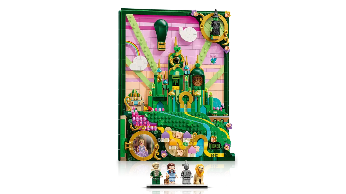LEGO Wicked 75685 Emerald City Wall Art