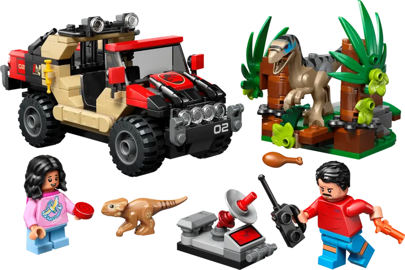 LEGO Jurassic 76972 Raptor Off-Road Escape