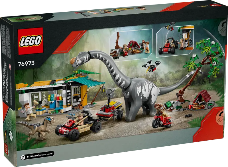LEGO Jurassic 76973 Raptor & Titanosaurus Tracking Mission