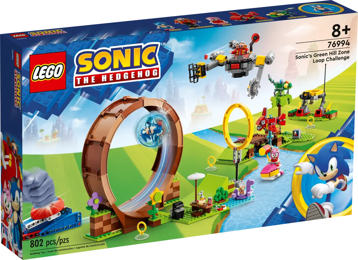 LEGO Sonic 76994 Sonics Green Hill Zone Loop Challenge