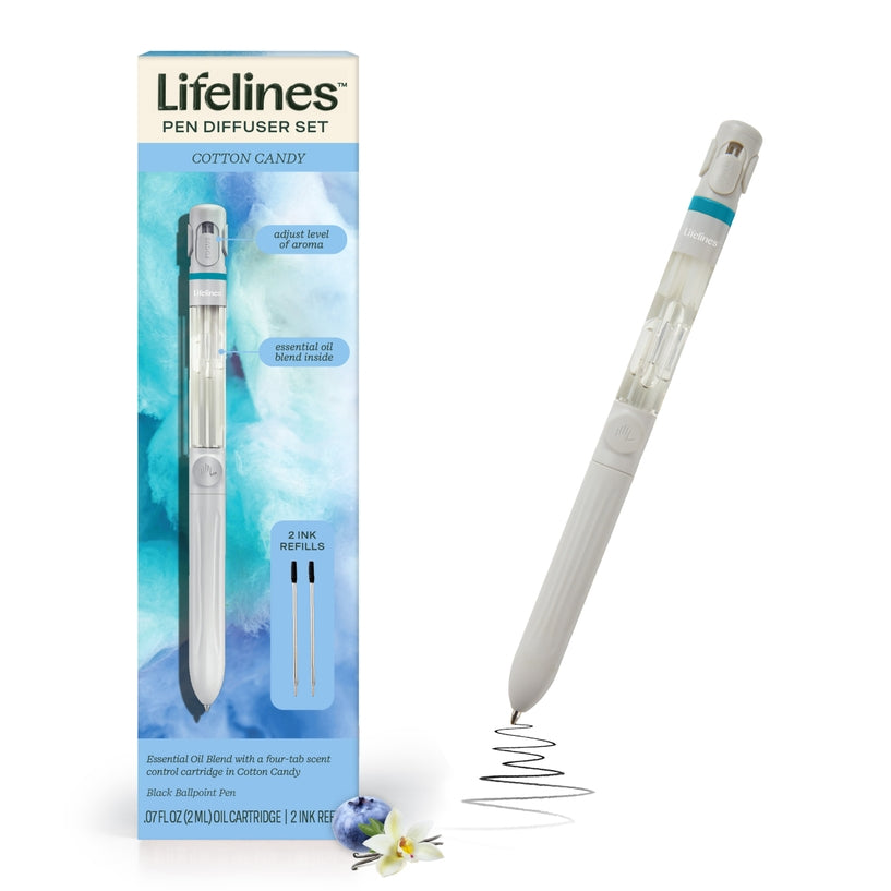 Lifelines Pen Diffuser with Essential Oil Blends - Cotton Candy