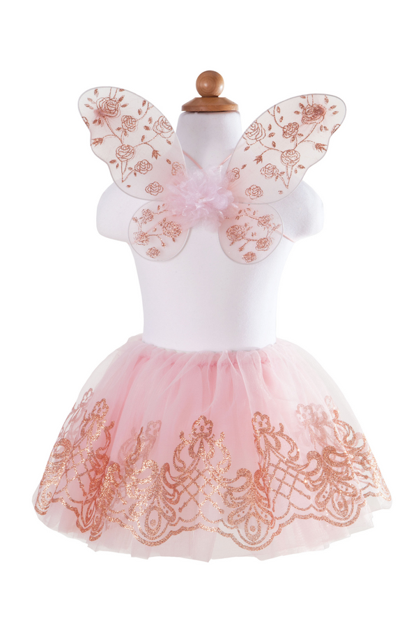 Rose Gold Tutu & Wings Set 4-6