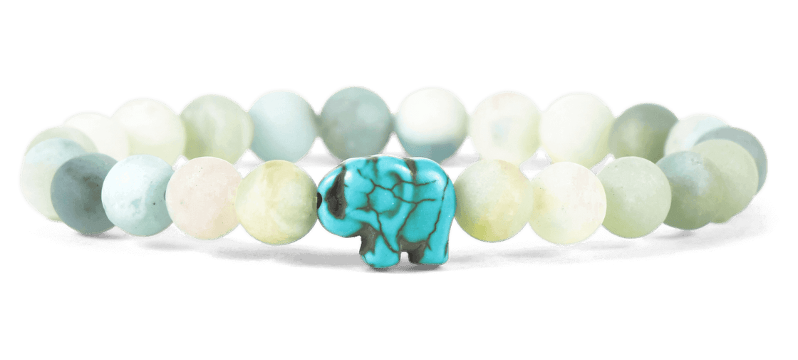 Fahlo Bracelet Elephant Sky Stone
