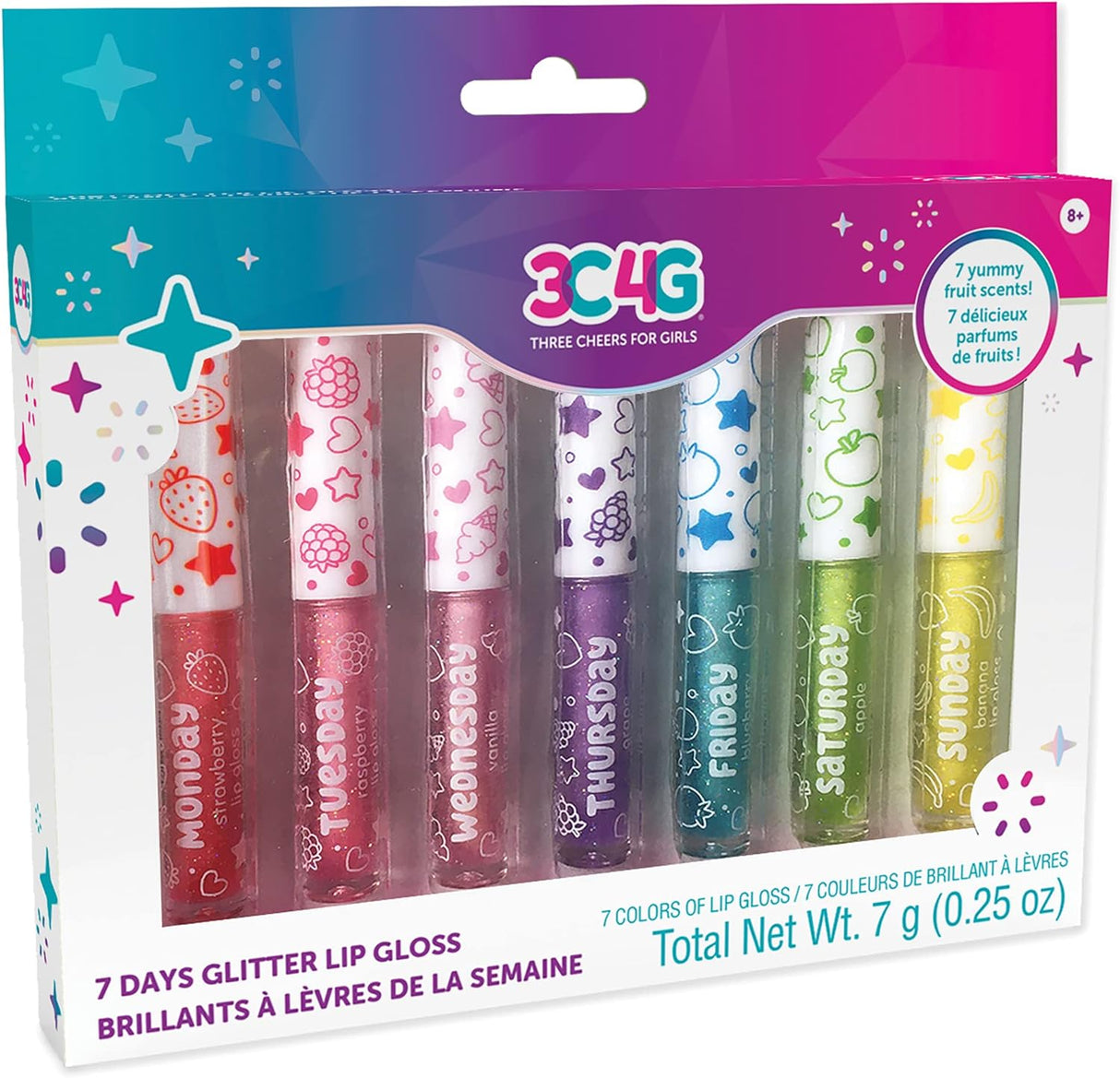 Seven Days of Glitter Lip Gloss