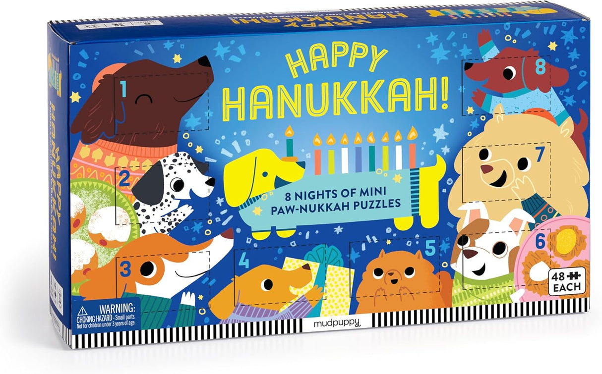 MudPuppy Calendar Advent Happy Hanukkah!