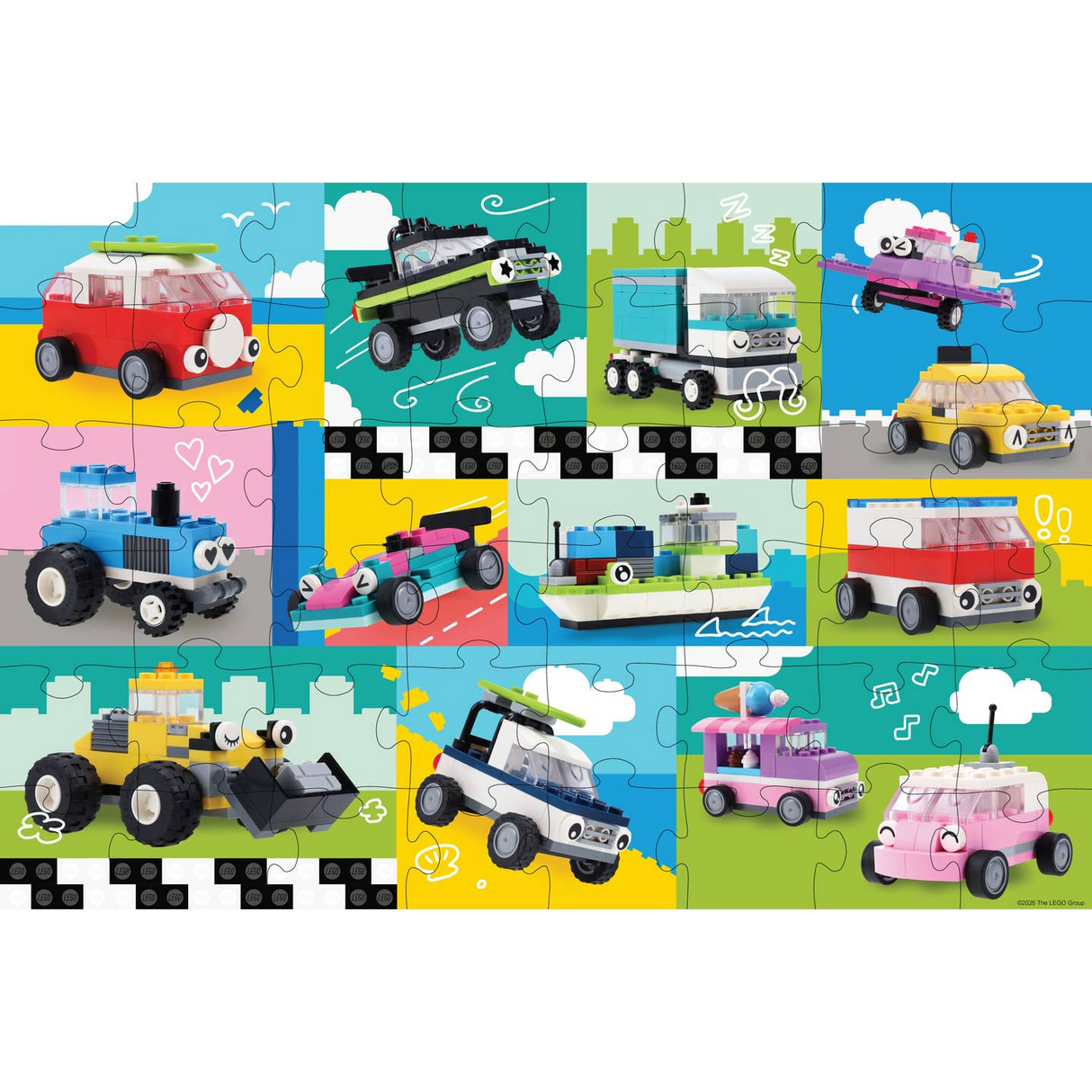 Lego 48-Piece Giant Floor Puzzle: Vehicles