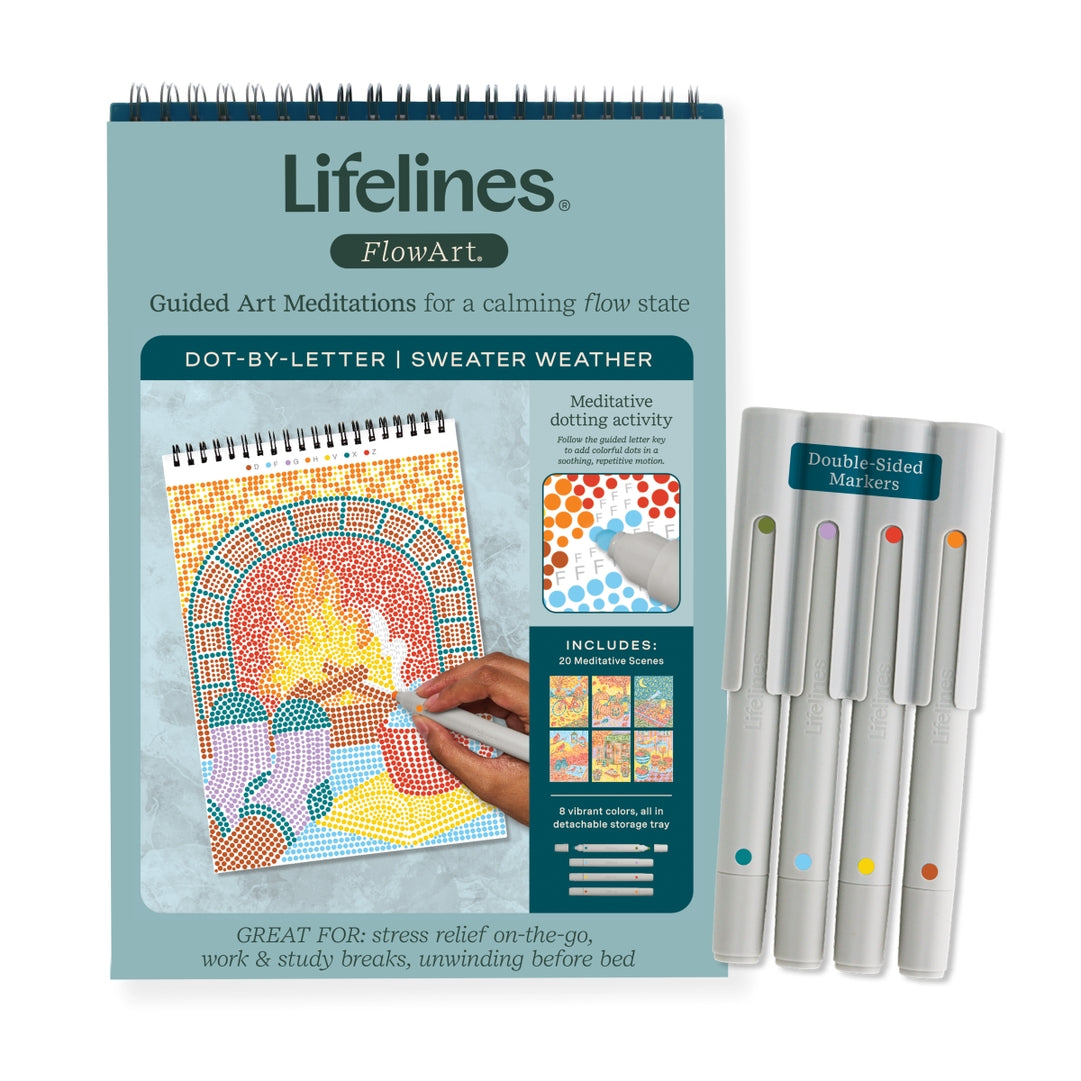 Lifelines Flowart Dot By Letter Sweater Weather