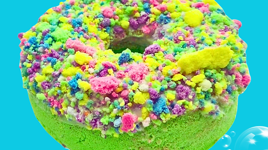 Kiwi Donut Bath Bomb