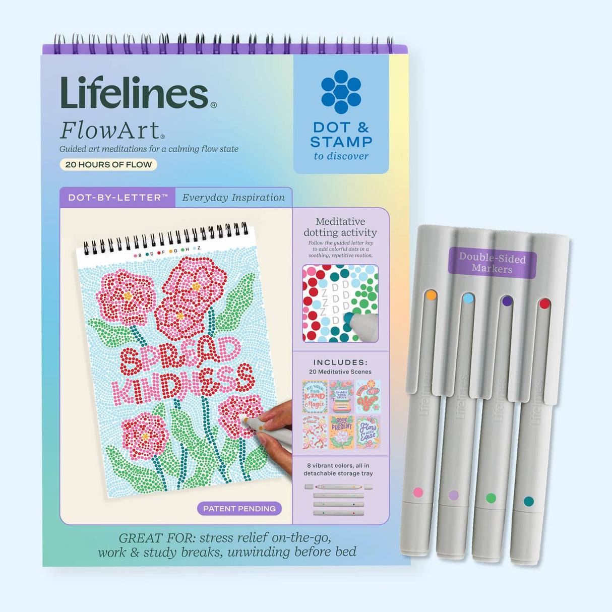 Lifelines FlowArt: Dot-By-Letter, Everyday Inspiration