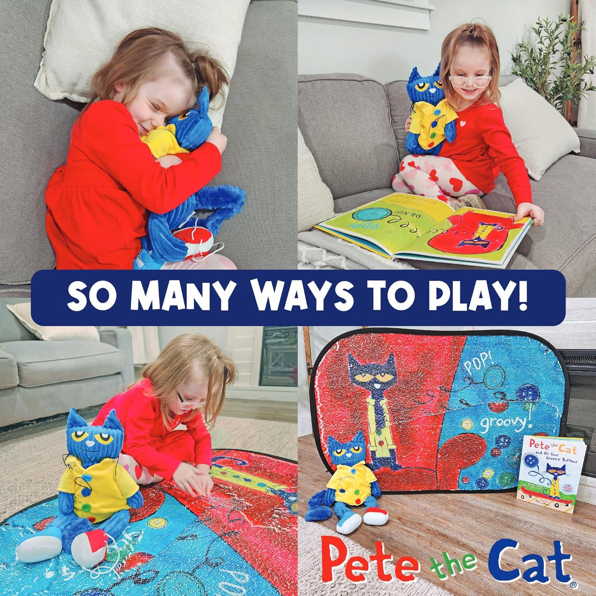 Pete the Cat Weighted Sensory Plush