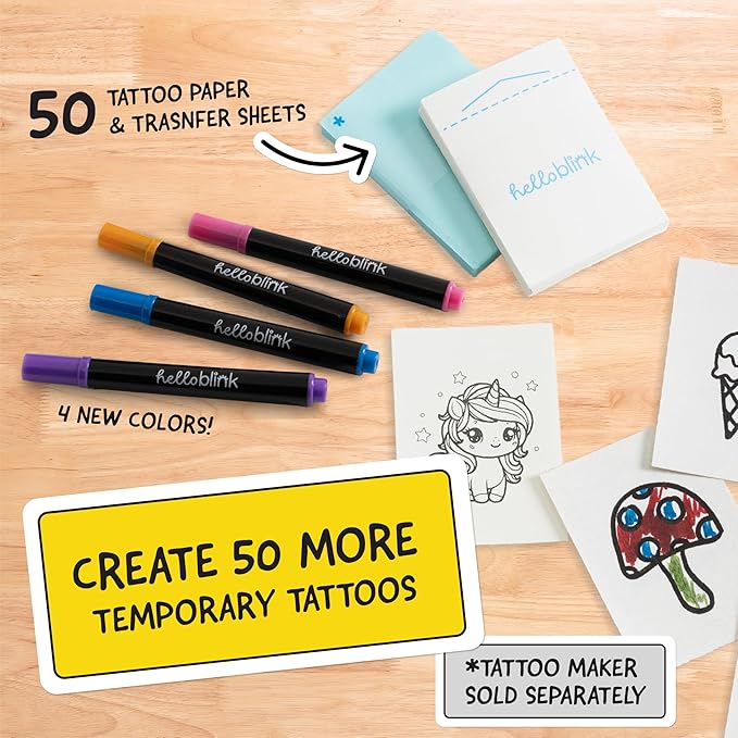Hello Blink Tattoo Maker Accessory Pack