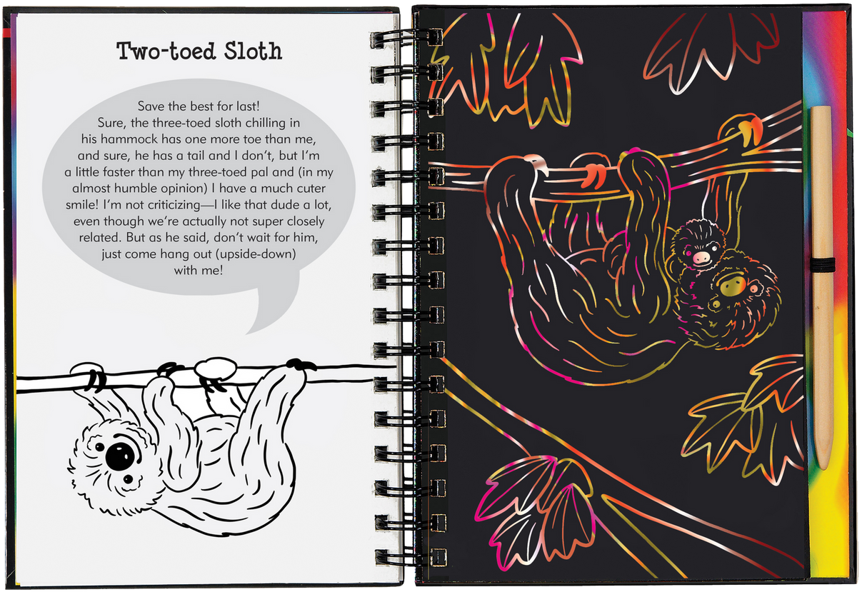 Sloths and Friends Scratch and Sketch