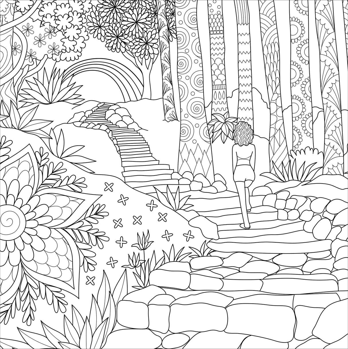 Artist's Coloring Books: Boho Dreams