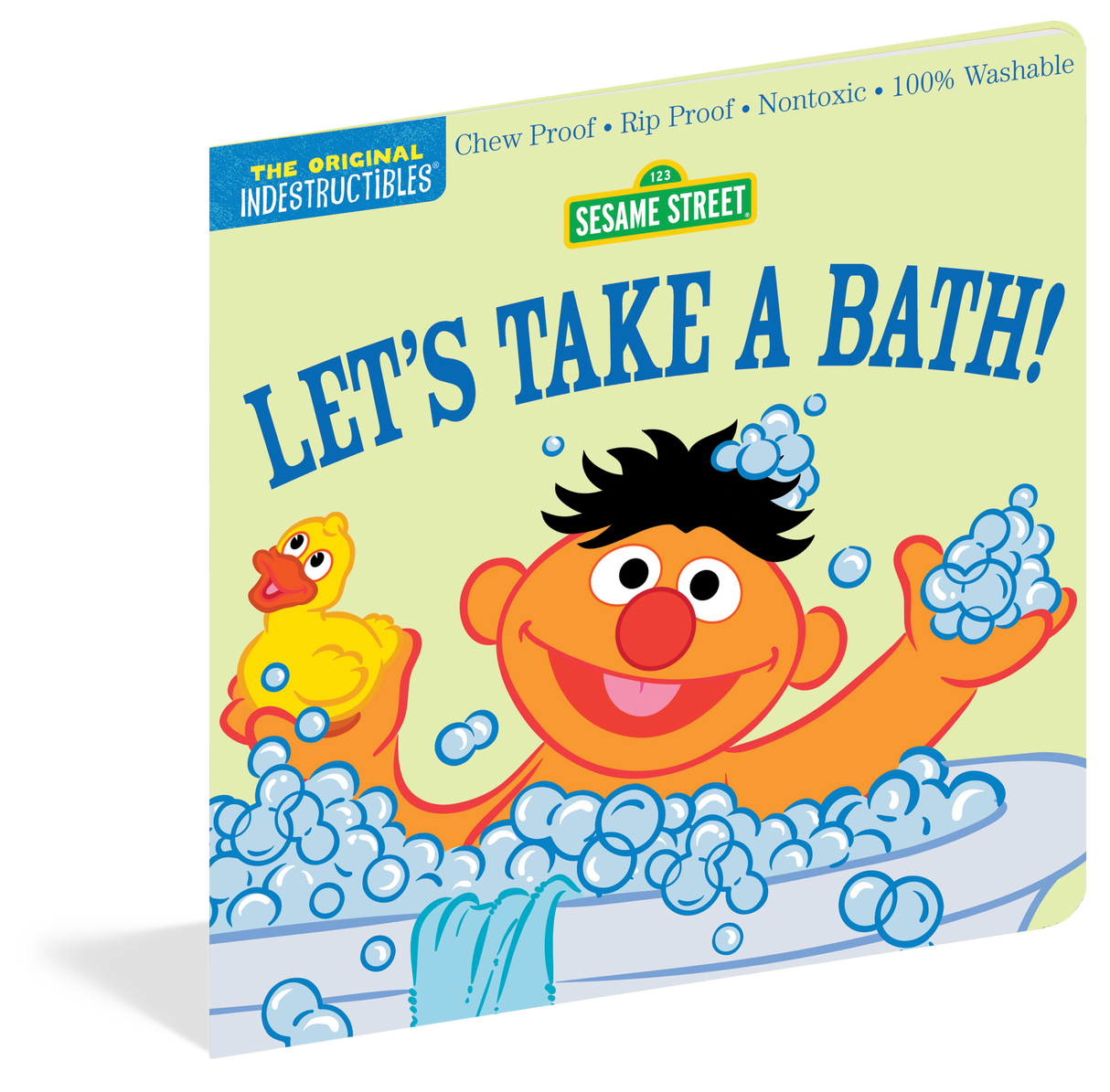 Sesame Street: Let's Take a Bath! Indestructibles Book