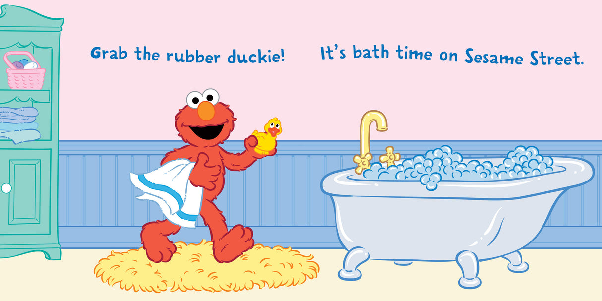 Sesame Street: Let's Take a Bath! Indestructibles Book