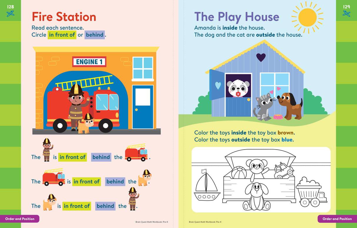 Brain Quest Math Workbook: Pre-Kindergarten