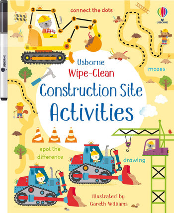 Usborne Wipe-Clean Construction Site Activities