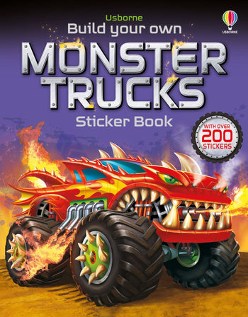 Usborne Build Your Own Monster Trucks Sticker Book