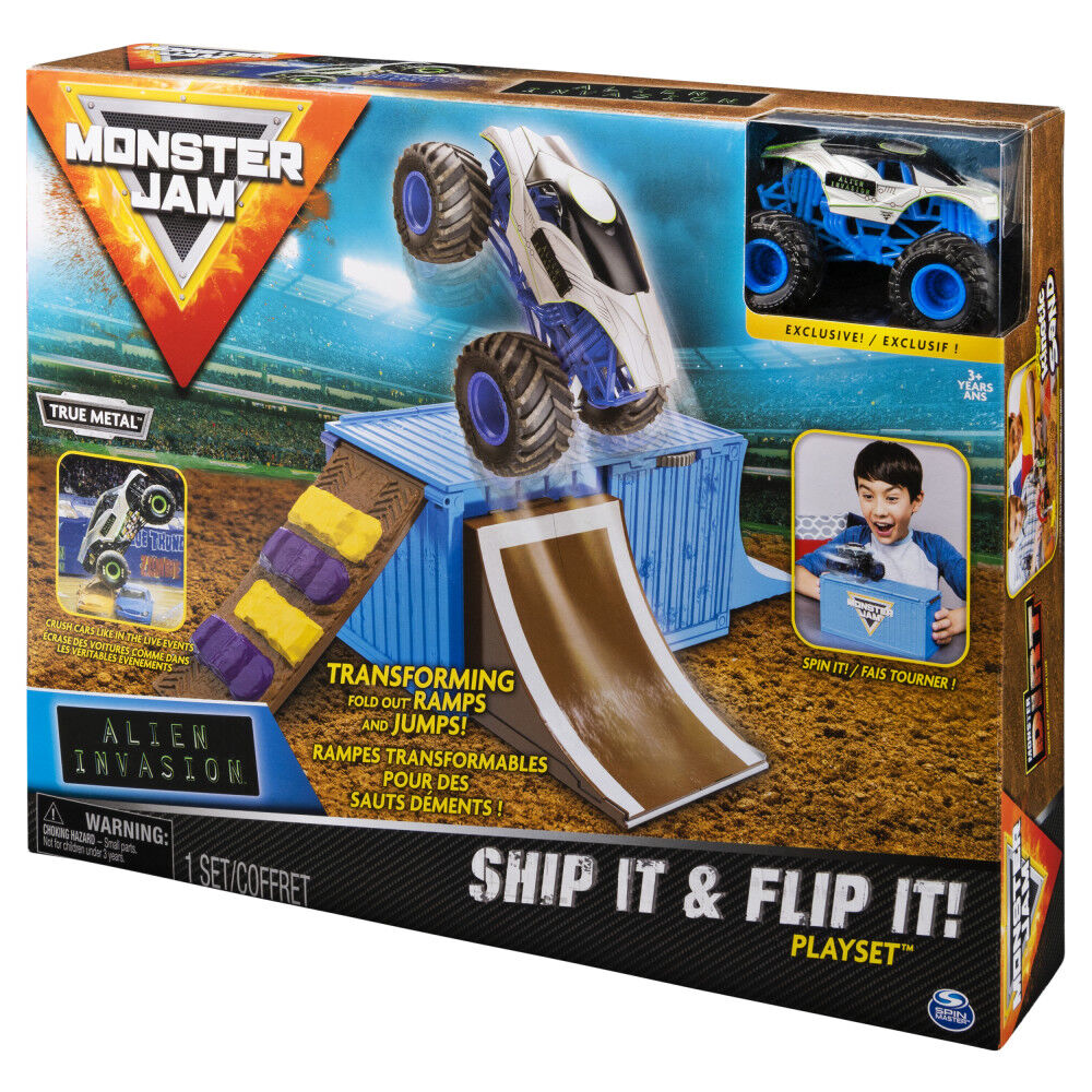 Monster Jam Ship It & Flip It Playset