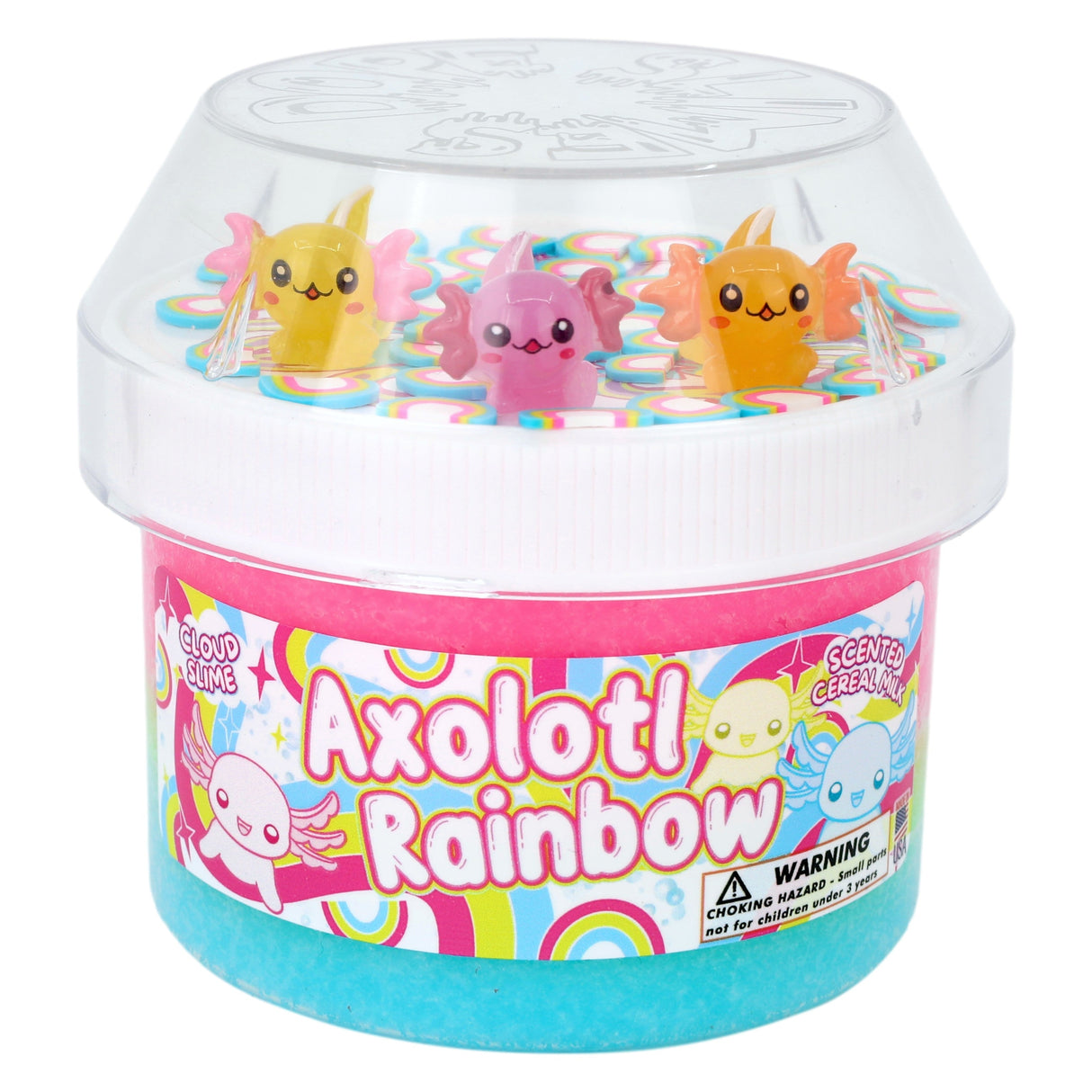Axolotl Rainbow Dope Slimes