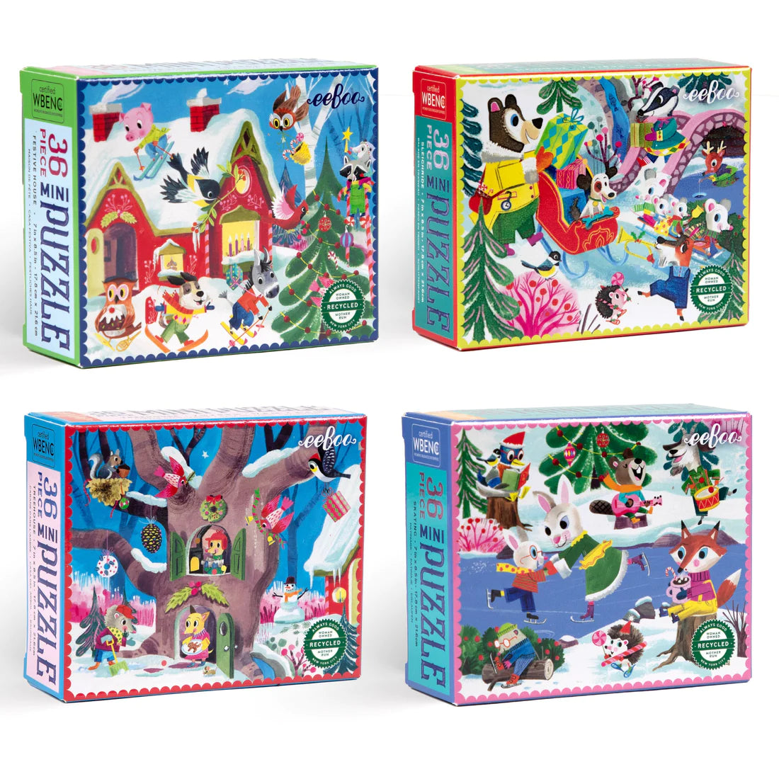 Woodland Holiday mini 36 pc Puzzle