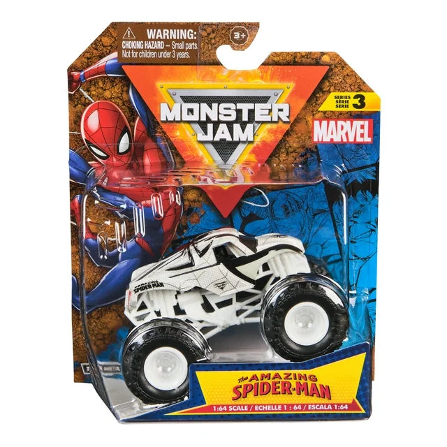 Monster Jam Toy Vehicle Truck 1:64 Marvel